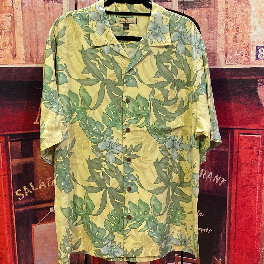 Tommy Bahama Shirt 100%Silk